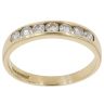 18ct Yellow Gold 0.50ct Brilliant Cut Diamond Half Eternity Ring