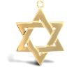 9ct Yellow Gold Star of David Pendant