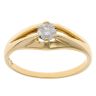 18ct Yellow Gold 0.60ct Diamond Signet Ring