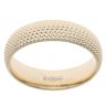 14ct Yellow Gold Textured 6mm Wedding Band