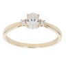 9ct Yellow Gold Cubic Zirconia Single Stone Ring