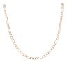 9ct Yellow Gold Figaro Chain 22"