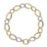 14ct Yellow And White Gold Fancy Bracelet 8"