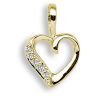 9 Carat Yellow Gold 0.025pts Diamond Pendant