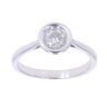 18ct White Gold 0.60ct Brilliant Cut Diamond Solitaire Ring