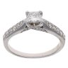 18ct White Gold 0.55ct Princess Cut Diamond Solitaire Ring