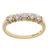 18ct Yellow Gold 0.50ct Brilliant Cut Diamond Five Stone Ring