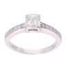 18ct White Gold 1.30ct Emerald Cut Diamond Solitaire Ring