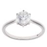 Lab Grown 9ct White Gold 1.00ct Diamond Solitaire Ring