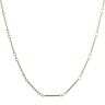 9ct Yellow Gold Bars Chain 16"