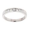 9ct White Gold 0.25ct Diamond Half Eternity Ring