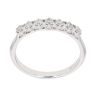 9ct White Gold 0.35ct Brilliant Cut Diamond Half Eternity Ring