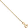 9ct Yellow Gold Diamond Cut Pendant Curb Chain