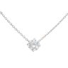 18ct White Gold 0.75ct Diamond Pendant and Chain 16"