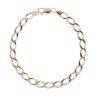 9ct Yellow Gold Curb Bracelet 9"