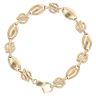 9ct Yellow Gold Fancy Bracelet 7"