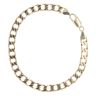 9ct Yellow Gold Curb Bracelet 9"