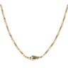 14ct Yellow Gold Monaco Spin Plain Lock Twist Chain 22"