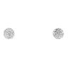 9ct Yellow Gold Crystal Stud Earrings