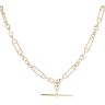 9ct Yellow Gold Fancy T-Bar Chain 20"