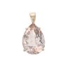9ct Yellow Gold Pink Topaz Pendant