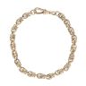 9ct Yellow Gold Fancy Bracelet 8"