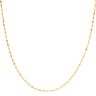 22ct Yellow Gold Faceted Bead Chain 22"