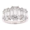 Platinum 2.85ct Pie Cut Fancy Diamond Ring