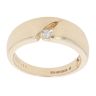 9ct Yellow Gold 0.10ct Diamond Signet Ring
