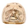 9ct Yellow Gold Bulldog Ring