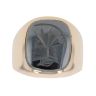 9ct Yellow Gold Hematite Centurion Signet Ring