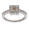 9ct White Gold 0.35ct Diamond Cluster Ring
