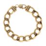 9ct Yellow Gold Curb Bracelet 9"