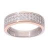 Vera Wang 18ct White And Rose Gold 0.95ct Diamond Fancy Ring