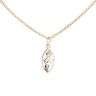 9ct Yellow Gold Fancy Pendant And Chain 16"