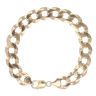 9ct Yellow Gold Curb Bracelet 9"