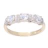 14ct Yellow Gold Cubic Zirconia Ring