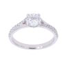 Platinum 0.76ct Brilliant Cut Diamond Solitaire Ring
