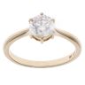 Lab Grown 9ct Yellow Gold 1.00ct Diamond Solitaire Ring