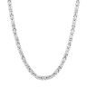 Sterling Silver Solid 3.5mm Byzantine Chain Necklace