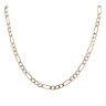 9ct Yellow Gold Figaro Chain 22"