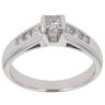 18ct White Gold 0.70ct Princess Cut Diamond Solitaire Ring