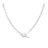 9ct White Gold Belcher Chain 18"