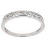 18ct White Gold 0.40ct Brilliant Cut Diamond Half Eternity Ring
