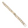 9ct Yellow Gold Curb ID Bracelet 8"