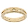 18ct Yellow Gold Split Band Patterned Ring