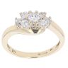 9ct Yellow Gold Cubic Zirconia Cluster Ring