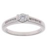 18ct White Gold 0.33ct Brilliant Cut Diamond Solitaire Ring