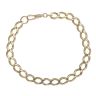 9ct Yellow Gold Cub Bracelet 10"