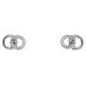 925 Sterling Silver Entwined Circles Earrings